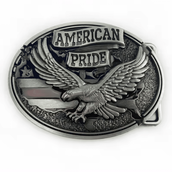 Boucle ceinture cowboy America Pride (2)