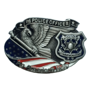 Boucle ceinture cowboy Police USA