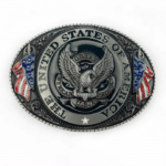 Boucle ceinture cowboy USA aigle