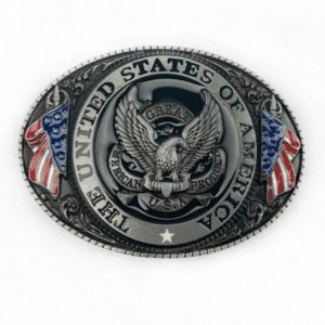 Boucle ceinture cowboy USA aigle