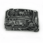 Boucle ceinture cowboy camion et attelage de pompiers (2)