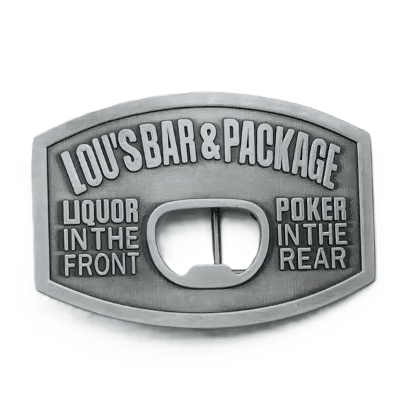 Boucle ceinture cowboy décapsuleur bar