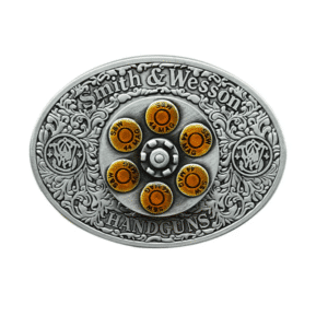 Boucle cowboy Smith & Wesson à barillet de revolver