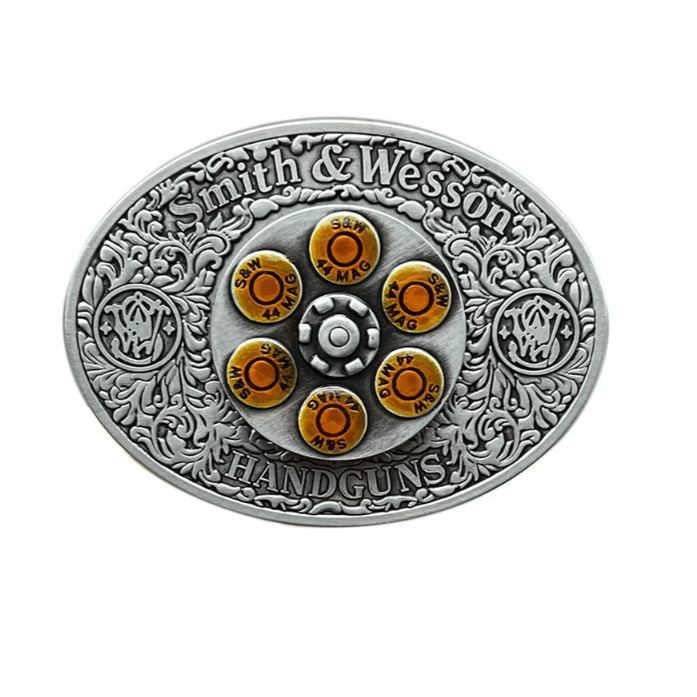 Boucle cowboy Smith & Wesson à barillet de revolver (2)