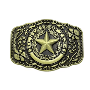Boucle de ceinture Texas grande étoile