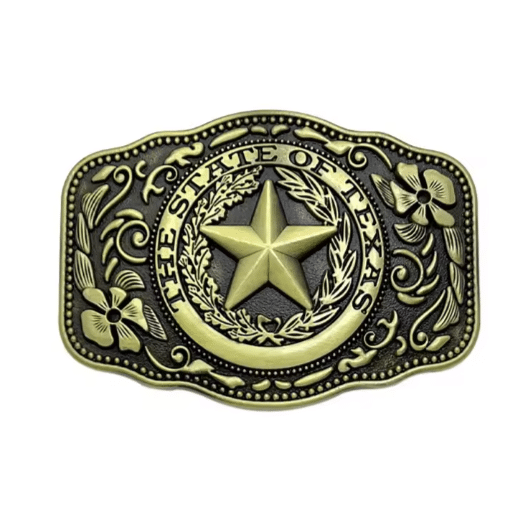 Boucle de ceinture Texas grande étoile (1)