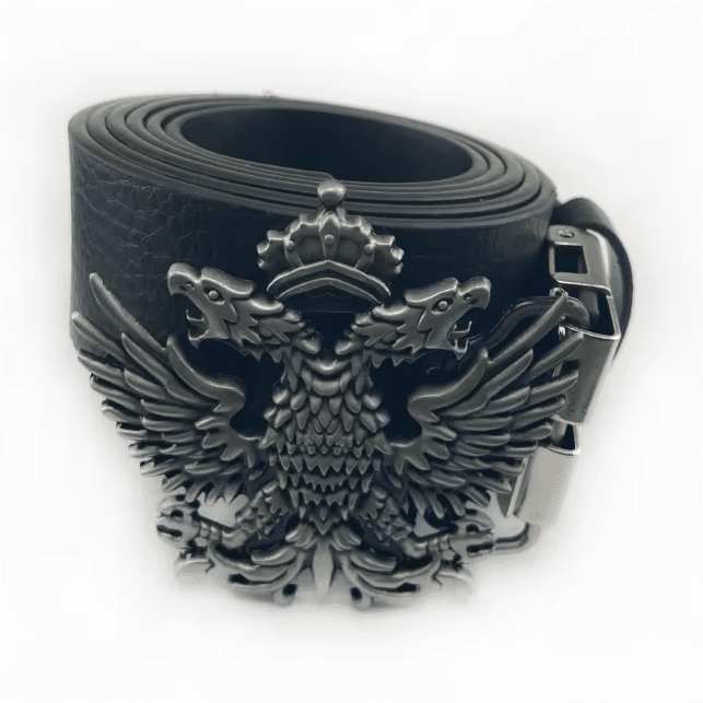 Boucle de ceinture aigle bicéphale