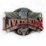 Boucle de ceinture biker Live to Ride (3)