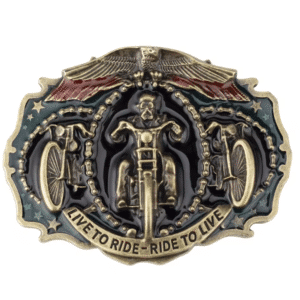 Boucle de ceinture biker américaine