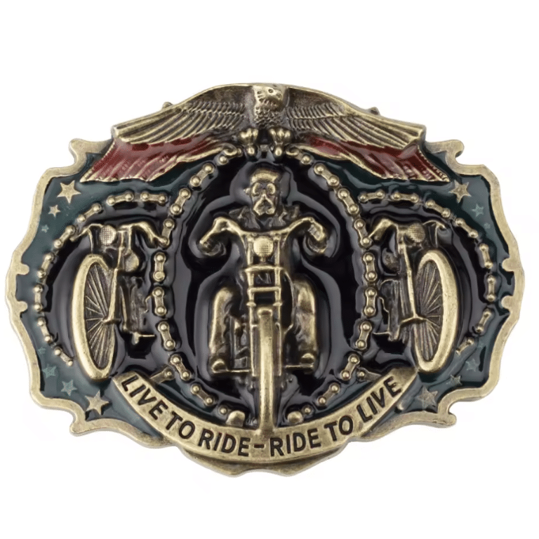 Boucle de ceinture biker américaine (2)