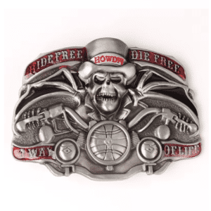 Boucle de ceinture biker libre