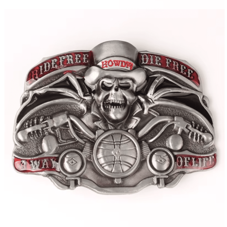 Boucle de ceinture biker libre (2)