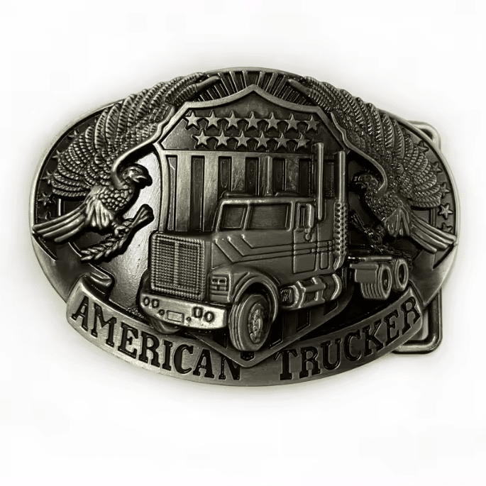 Boucle de ceinture camionneur American Trucker aigles (3)