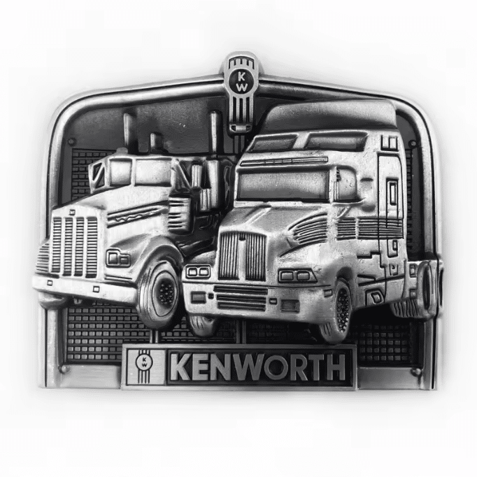 Boucle de ceinture camionneur deux poids lourds américains (1)