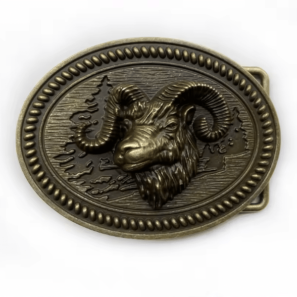 Boucle de ceinture chasseur mouflon (2)