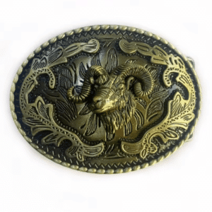Boucle de ceinture chasseur mouflon