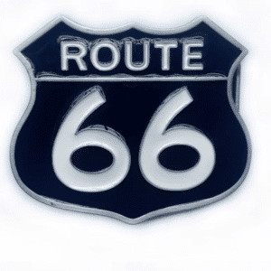 Boucle de ceinture country Route 66 style route américaine