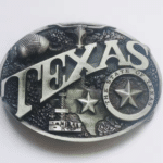 Boucle de ceinture cowboy Texas vintage (2)