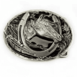 Boucle de ceinture cowboy cheval et fer (2)