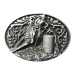 Boucle de ceinture cowboy cheval racing