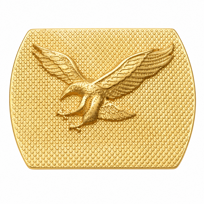 Boucle de ceinture cowboy laiton aigle (1)