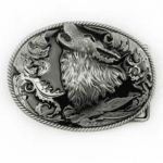 Boucle de ceinture cowboy loup vintage (2)