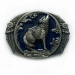 Boucle de ceinture cowboy loup vintage (3)