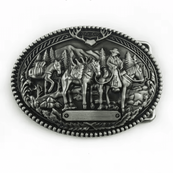 Boucle de ceinture cowboy voyage chevaux (1)