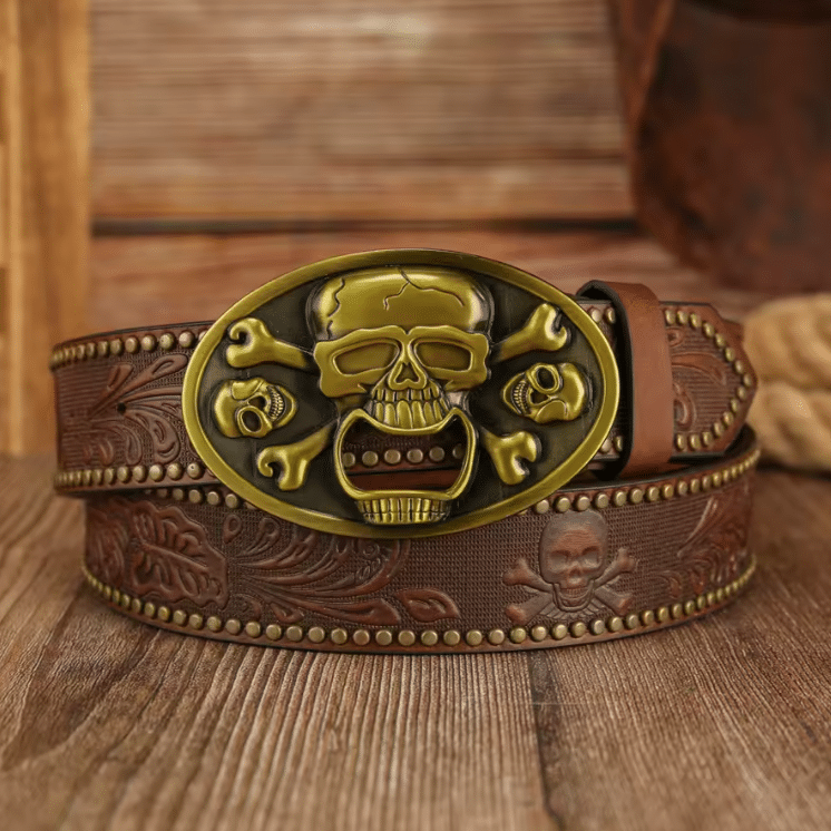 Boucle de ceinture décapsuleur crâne (3)