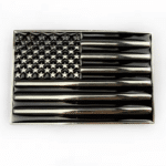Boucle de ceinture drapeau américain black
