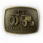 Boucle de ceinture fermier américain tracteur John Deere (1)