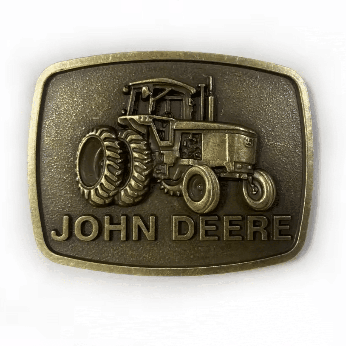 Boucle de ceinture fermier américain tracteur John Deere (1)