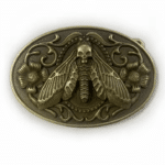 Boucle de ceinture papillon tête de mort (2)