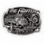 Boucle de ceinture pompier camion et attelage ancien Fire Fighter (1)