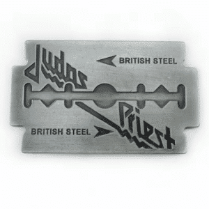 Boucle de ceinture rock rasoir Judas Priest