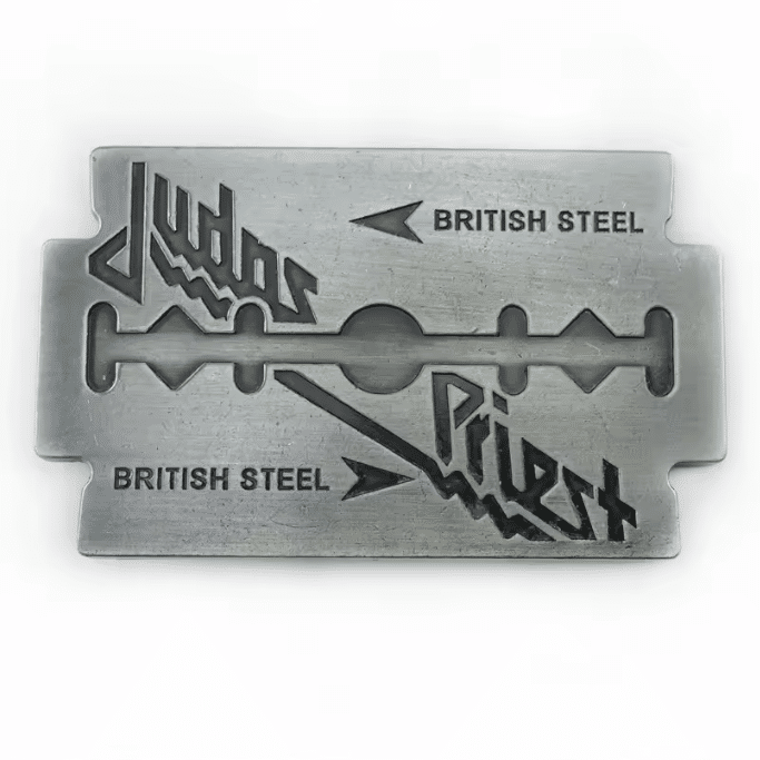 Boucle de ceinture rock rasoir Judas Priest