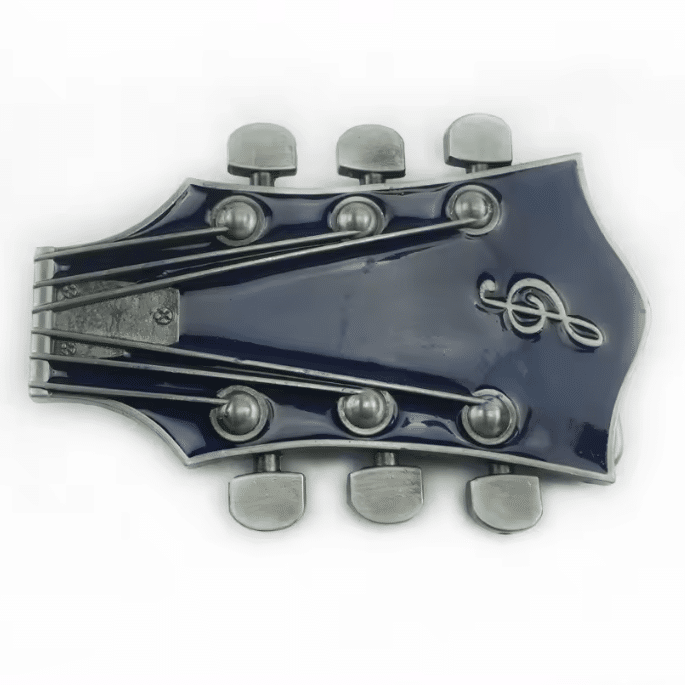 Boucle de ceinture tête de guitare (1)