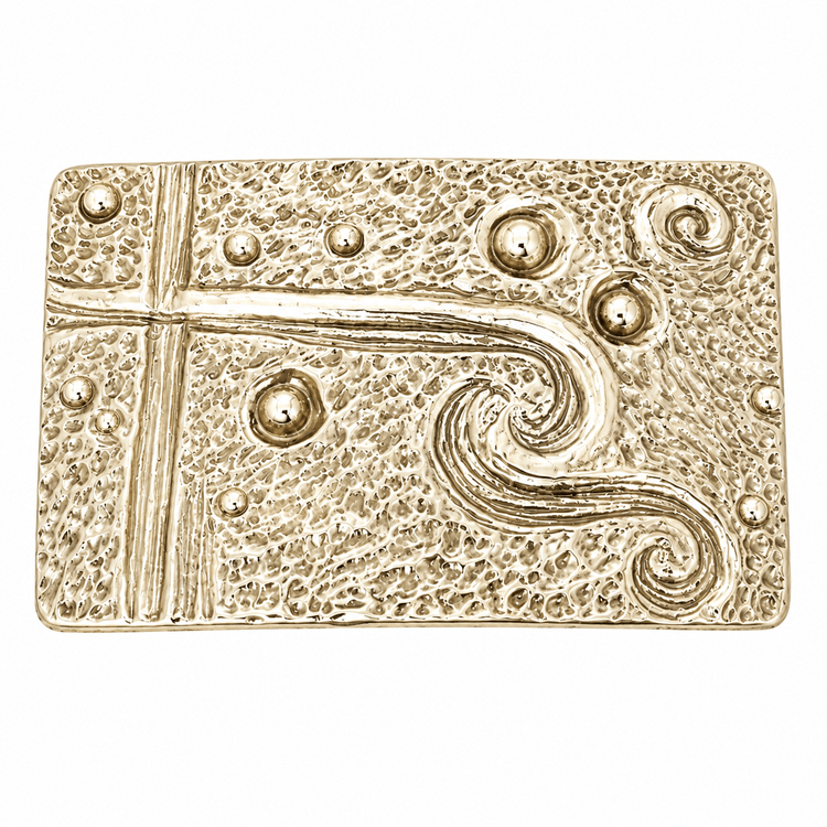 Boucle de ceinture western en laiton (2)
