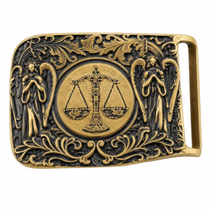 Boucle de ceinture western laiton massif Balance