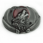 Boucle de cowboy loup et pleine lune (2)
