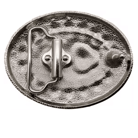 Boucle indien argentée brillante patte (3)