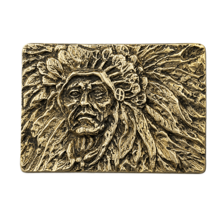 Boucle laiton chef indien (4)