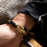 Bracelet cowboy têtes de mort en cordage (1)
