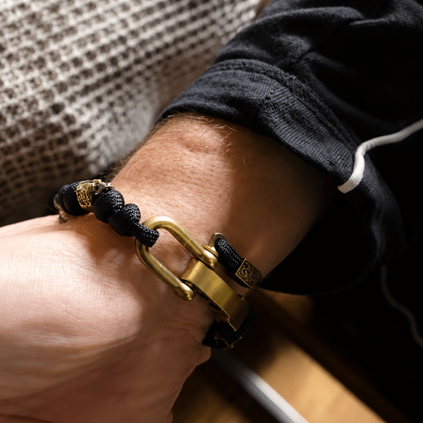 Bracelet cowboy têtes de mort en cordage (1)
