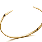 Bracelet ouvert homme acier inoxydable finition or 18K (4)