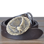 Ceinture biker cuir Harley aigle (8)