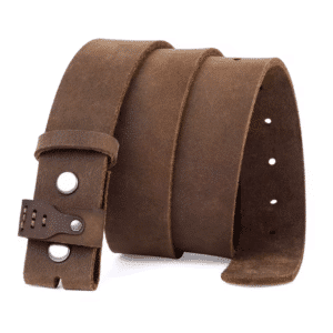 Ceinture cowboy en cuir pour boucle interchangeable