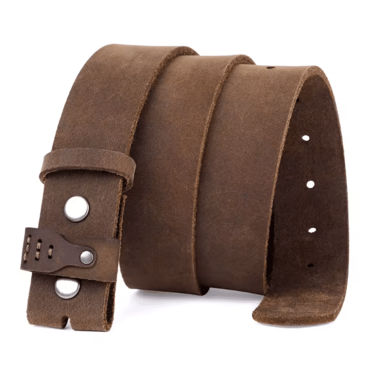 Ceinture cowboy en cuir pour boucle interchangeable (1)