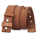 Ceinture cowboy en cuir pour boucle interchangeable (2)