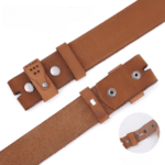 Ceinture cowboy en cuir pour boucle interchangeable (3)